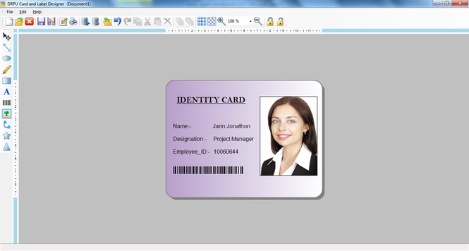 id card printing software free